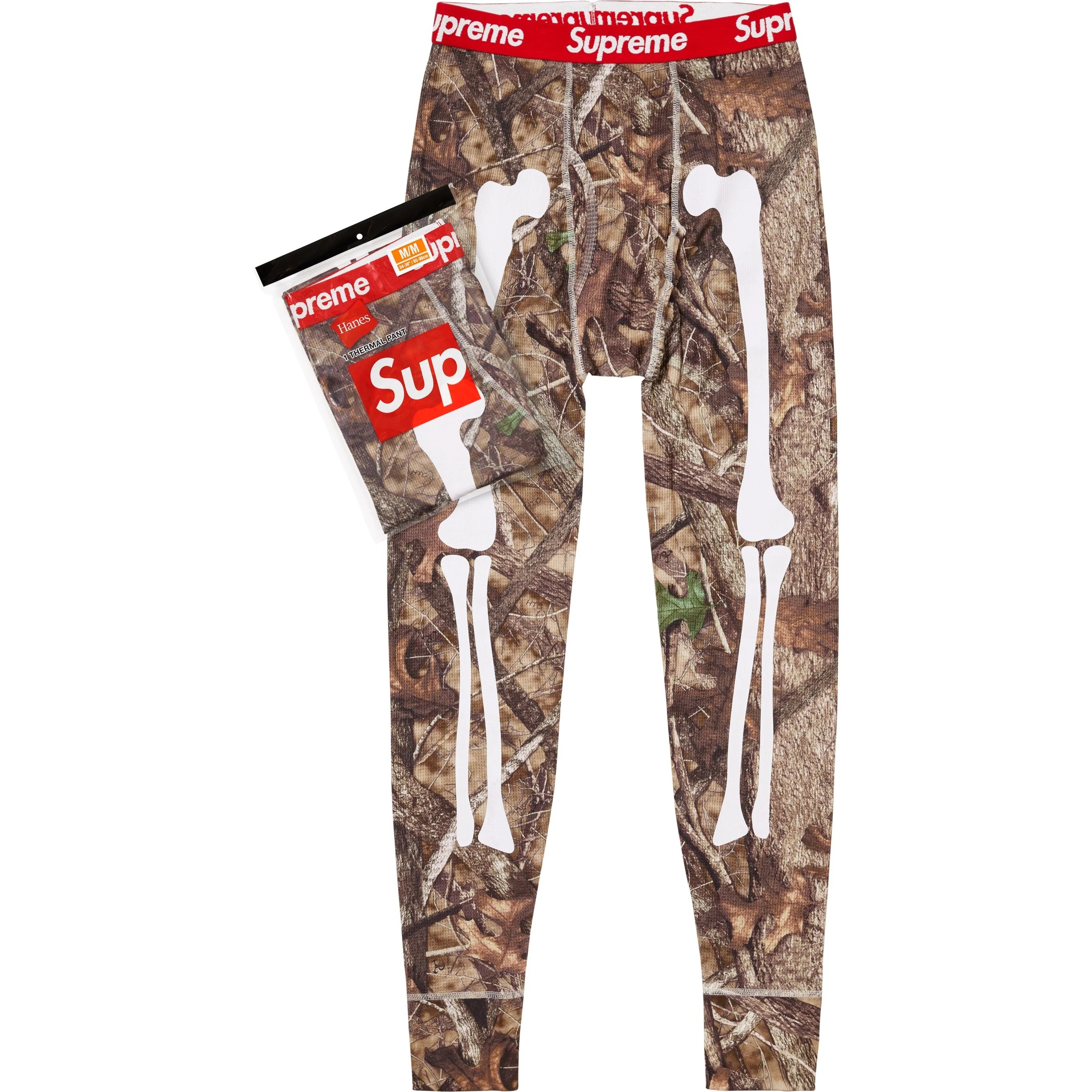 Supreme®/Hanes® Bones Thermal Pant (1 Pack) view 2
